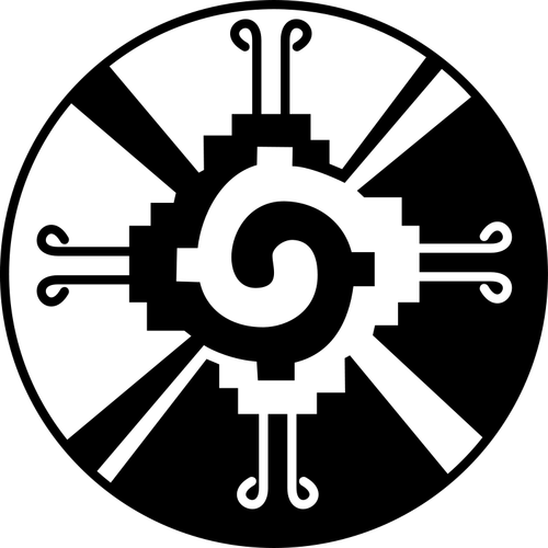 Hunab Ku symbol wektor