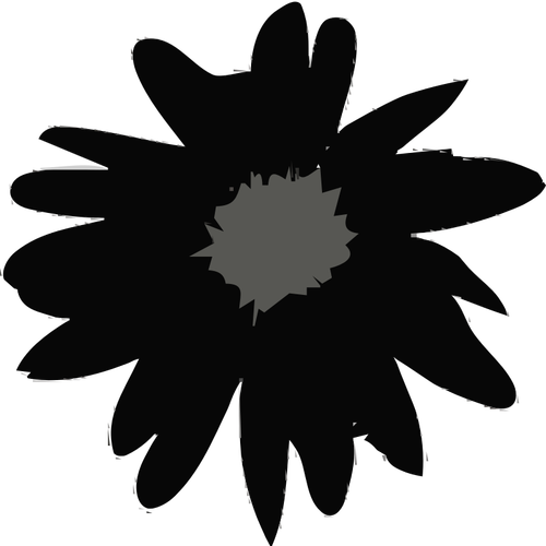 Daisy in zwarte kleur