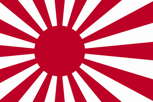 Japanse vlag afbeelding