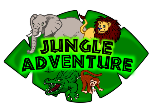 ClipArt-bilder av djungel äventyr Kids Club logotyp