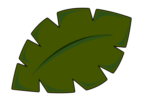Grafika wektorowa liści