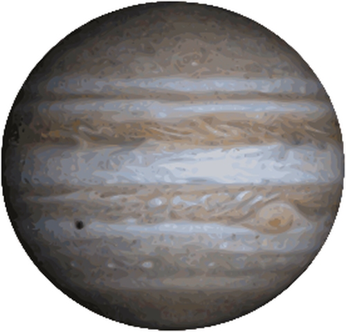 Jupiter door Cassini-Huygens