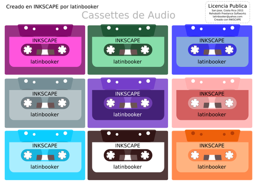 Audiokassetten-Vektor-illustration
