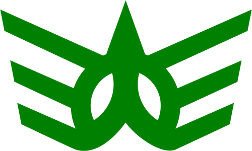 Offisiell segl av Kawauchi vektorgrafikk