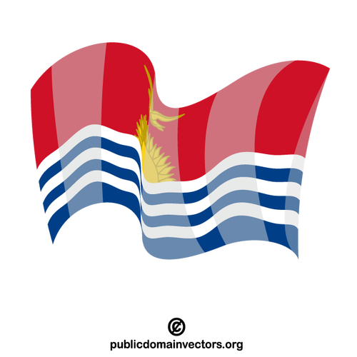 De staatsvlag van Kiribati