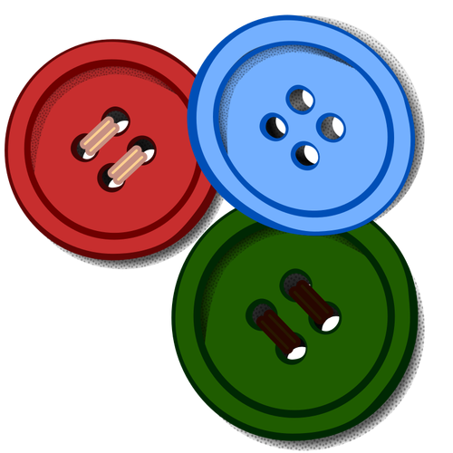 Botões coloridos