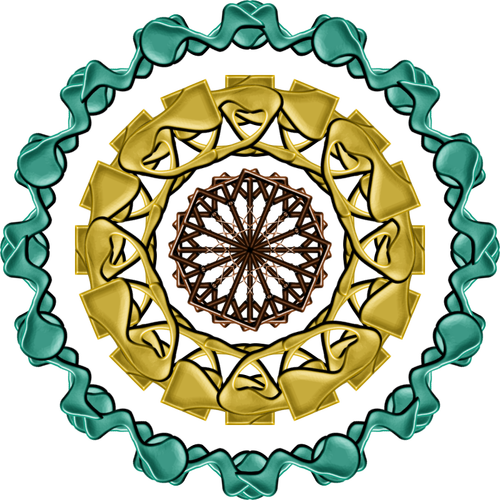 Obraz kolorowy mandali