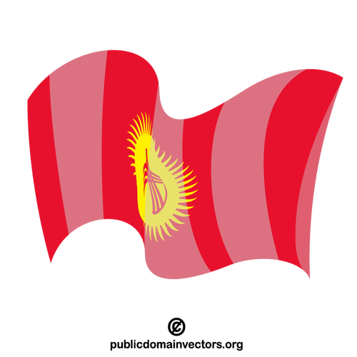 Kirgisistans statsflagg