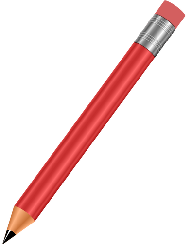 Image vectorielle crayon rouge