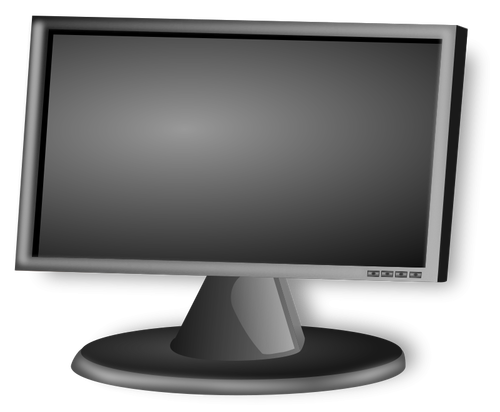 Ecran LCD de desen vector