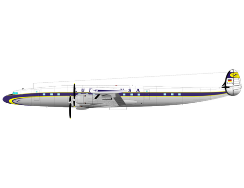 Pervane ile yolcu uçak