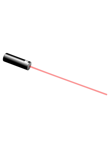 Clipart vectoriels de laser de diode de puissance moyenne emballé pour un banc optique