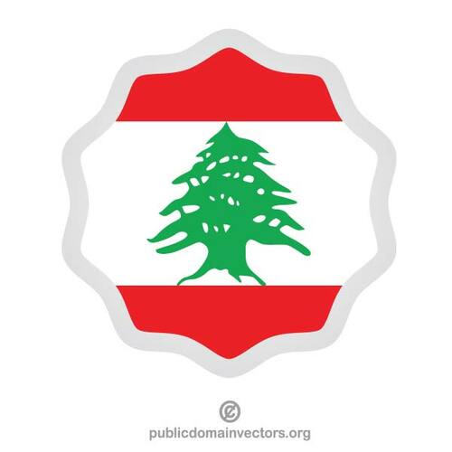Symbole du drapeau Liban