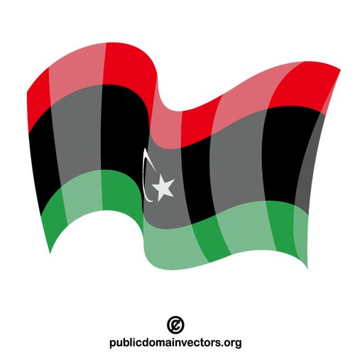 Libyska statsflaggan