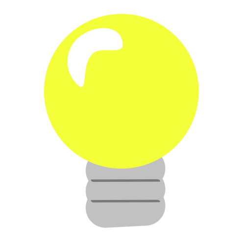 Vektor-Symbol Glühbirne