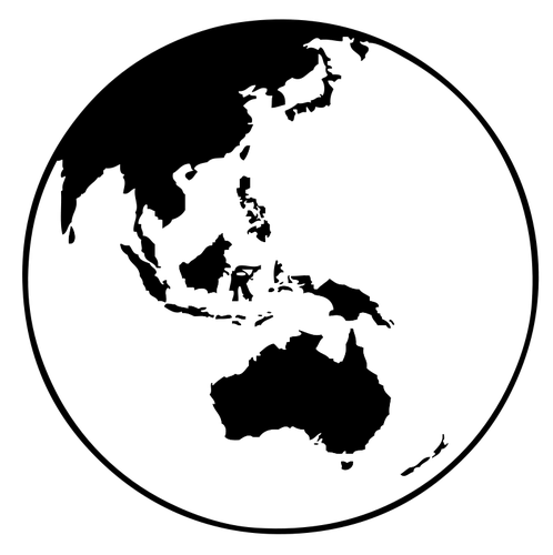 Grafica vettoriale globo