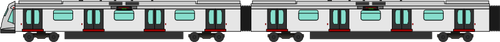 Line tåg vektorbild