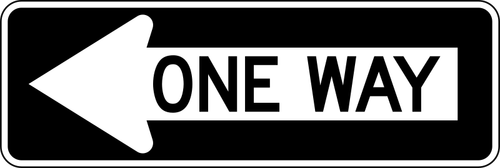 علامة الشارع الأفقي