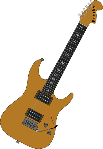 Instrumento guitarra vector
