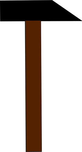Hammer ikonet vector illustrasjon