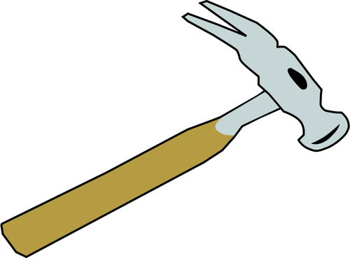 Immagine vettoriale di icona martello