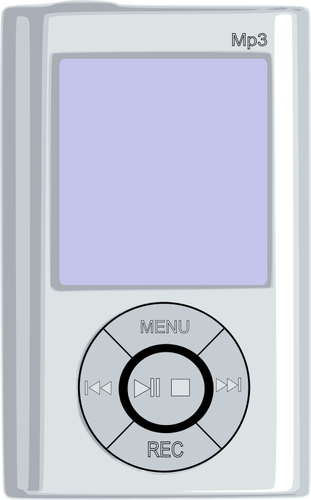 MP3 speler vectorillustratie