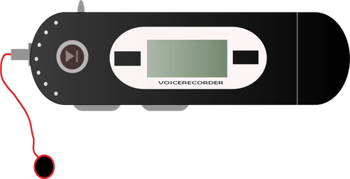 בתמונה וקטורית נגן MP3