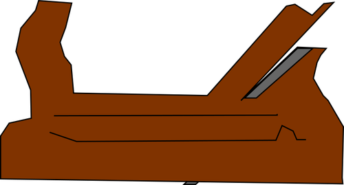 Illustration vectorielle de main avion