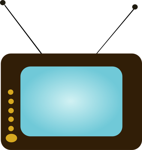 Vektorgrafikk av TV-apparatet
