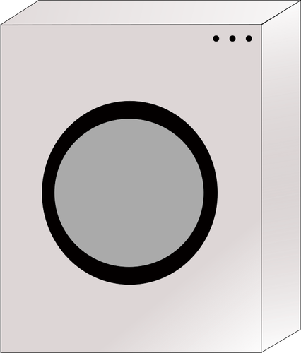 בתמונה וקטורית של מכונת כביסה
