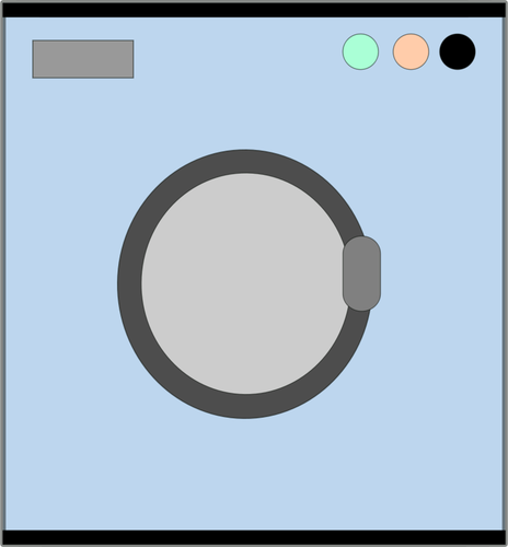 Icono de lavandería máquina vector