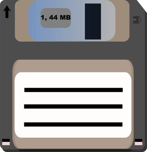 Floppy Diskette Vektor-ClipArt