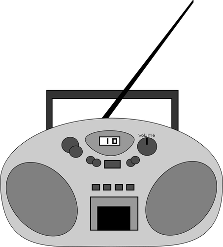 Radio apparaat vector afbeelding