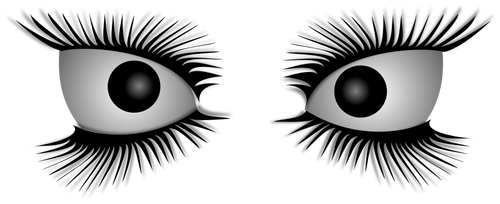Векторное изображение безумный глаз