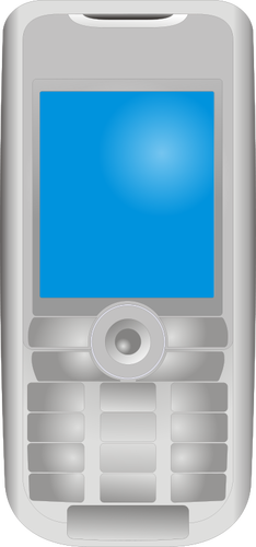 Sony Ericsson-mobiltelefon med vektortegning