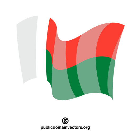 Madagaskarin valtion lippu