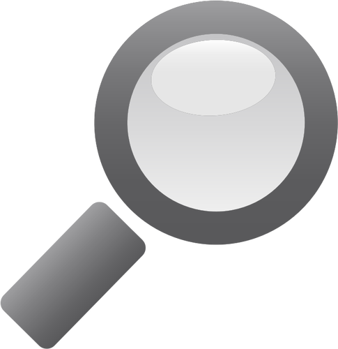 Icono de lente convexa