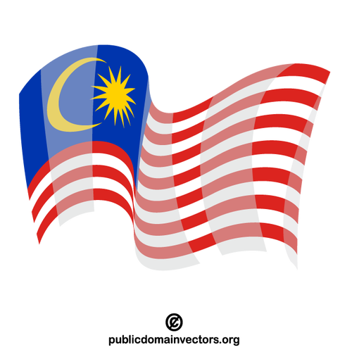 Flagge des Bundesstaates Malaysia
