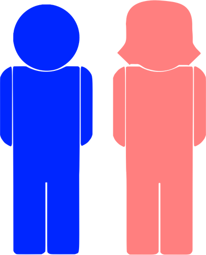 Male and female icons