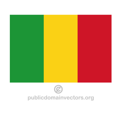Mali vector flag
