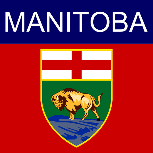 Manitoba symbol vektorový obrázek