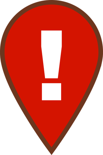 Icono de aviso de mapa