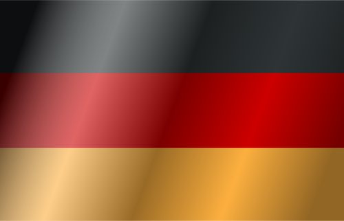 Saksan lippu vektori ClipArt