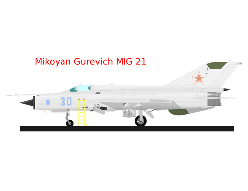 Vetor de MIG-21