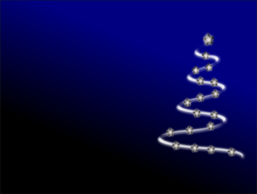 خلفية متجه مع شجرة عيد الميلاد