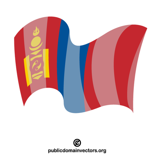 Bandera del estado de Mongolia