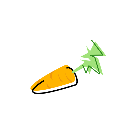 Cenoura amarelada