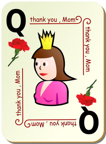 Carte de félicitation de la fête des mères