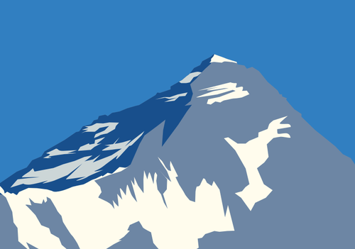 Mount Everest vektorbild