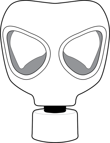 Gass maske vektor image